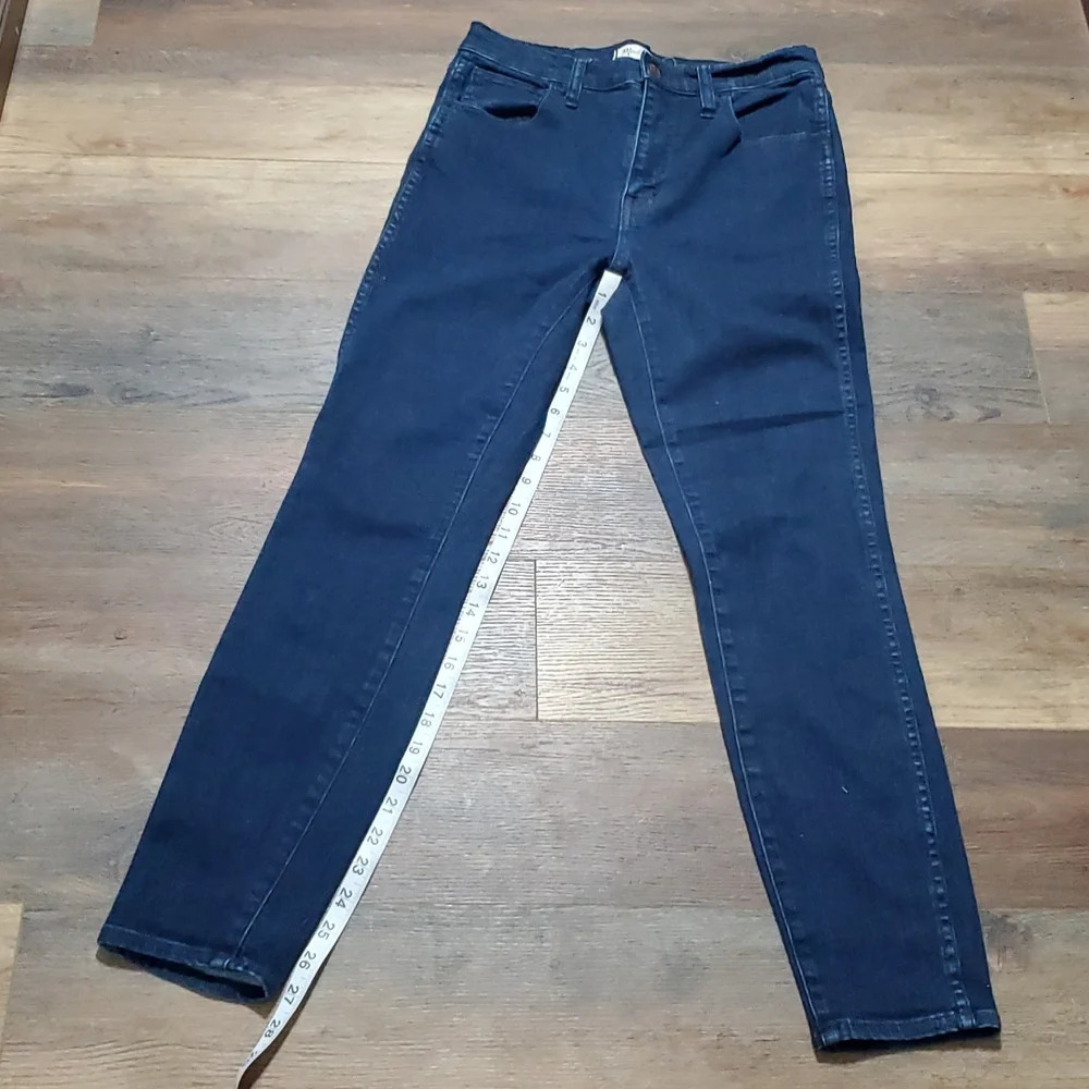 Madewell 10" high riser skinny skinny jeans euc